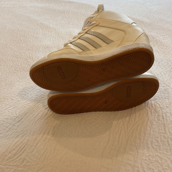 Adidas Neo white wedge high top sneaker - Picture 5 of 6